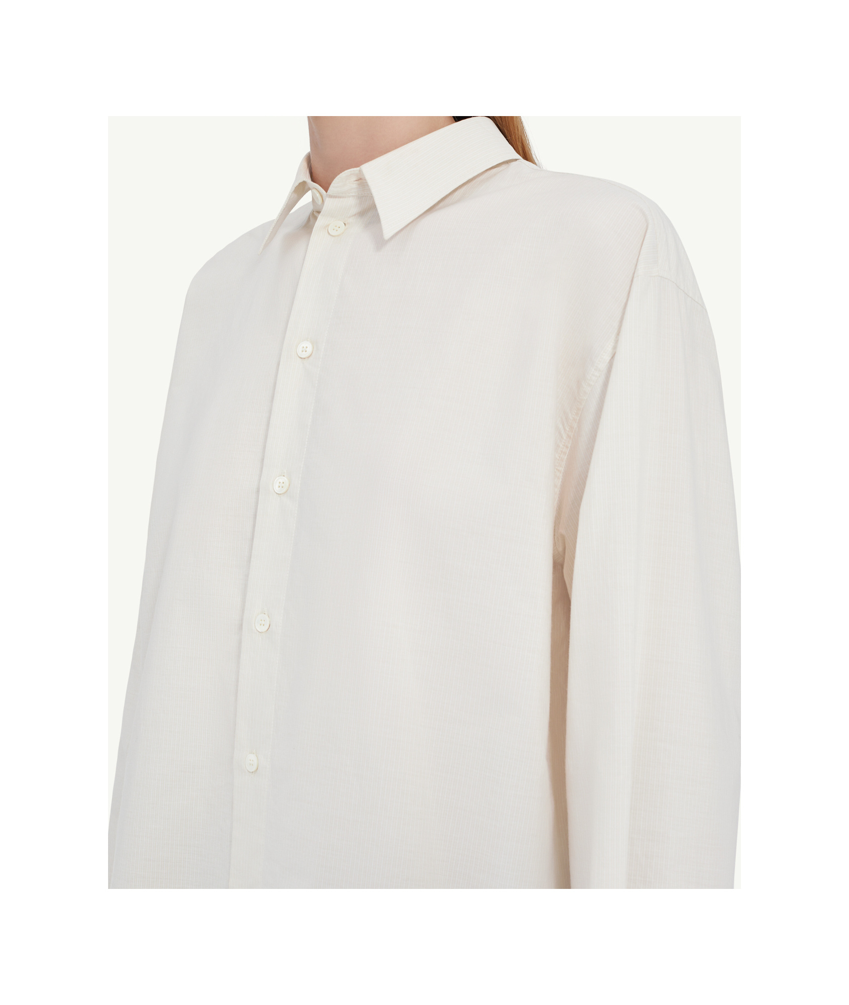 Mm6 Maison Margiela Layered Shirt In White