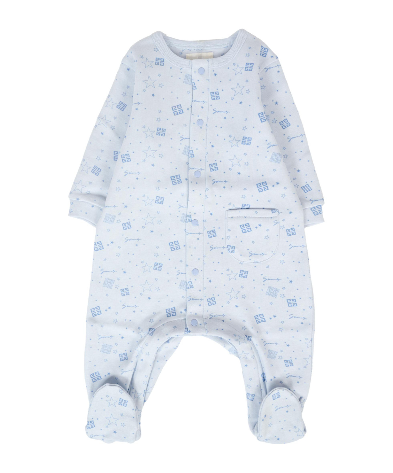 Givenchy Long-sleeved Jumpsuit In Blue
