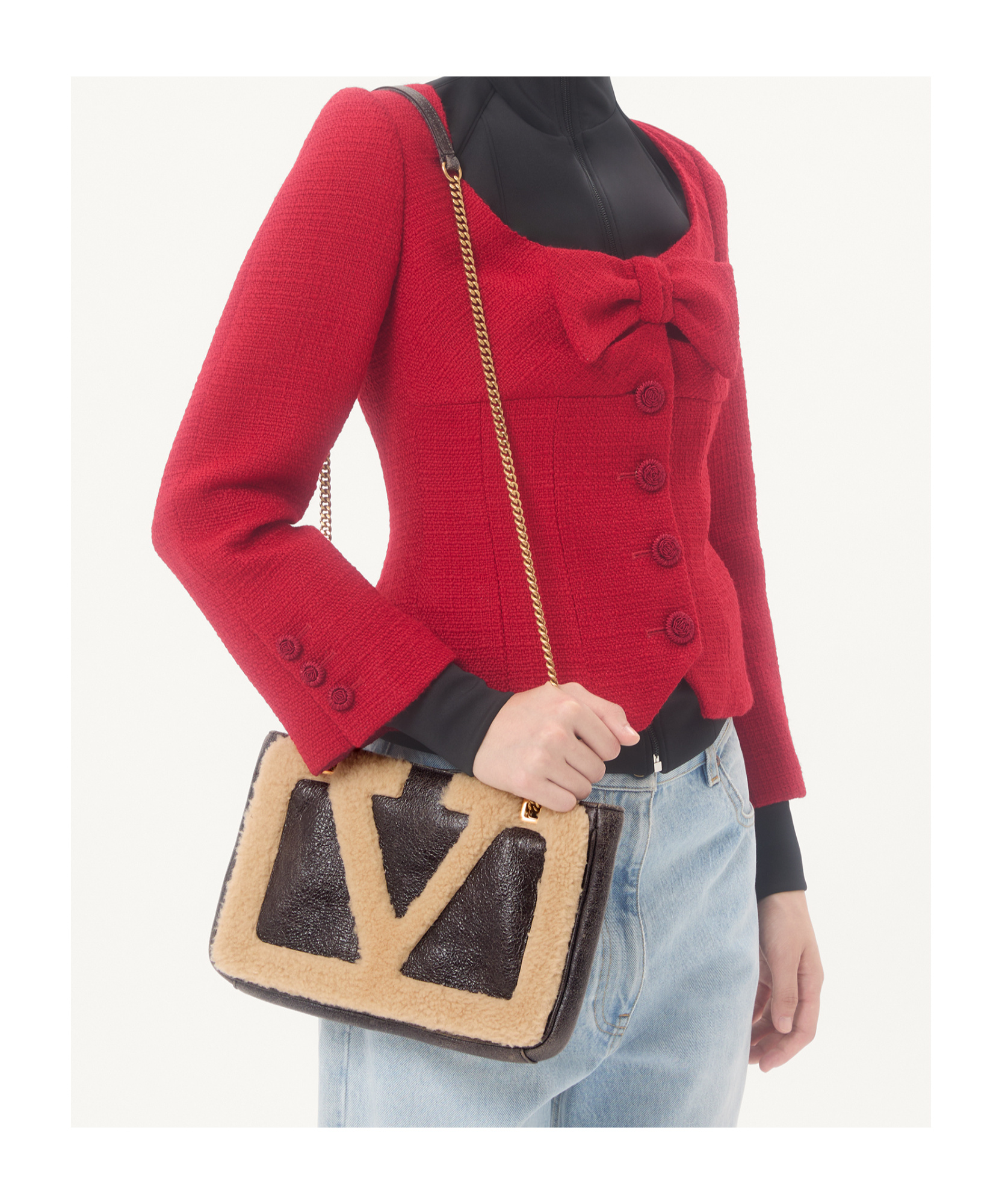Valentino Viva Superstar Small Shoulder Bag In Multi