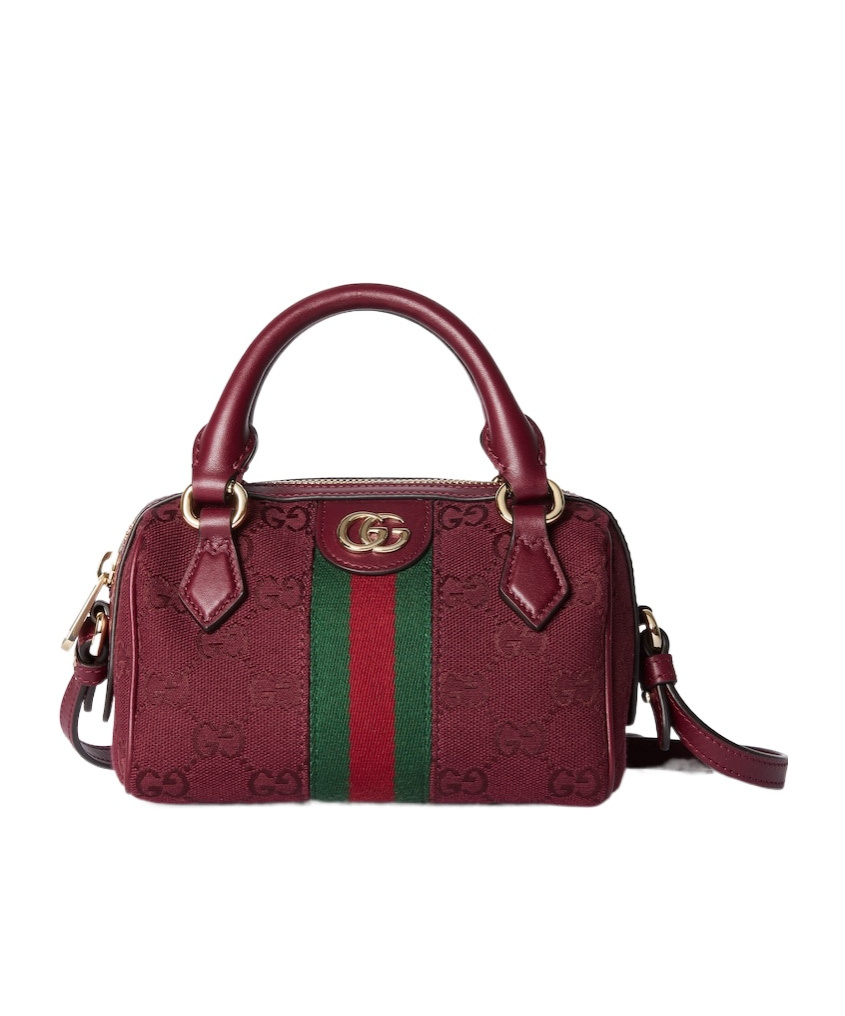 Gucci Ophidia Super Mini Bag In Red