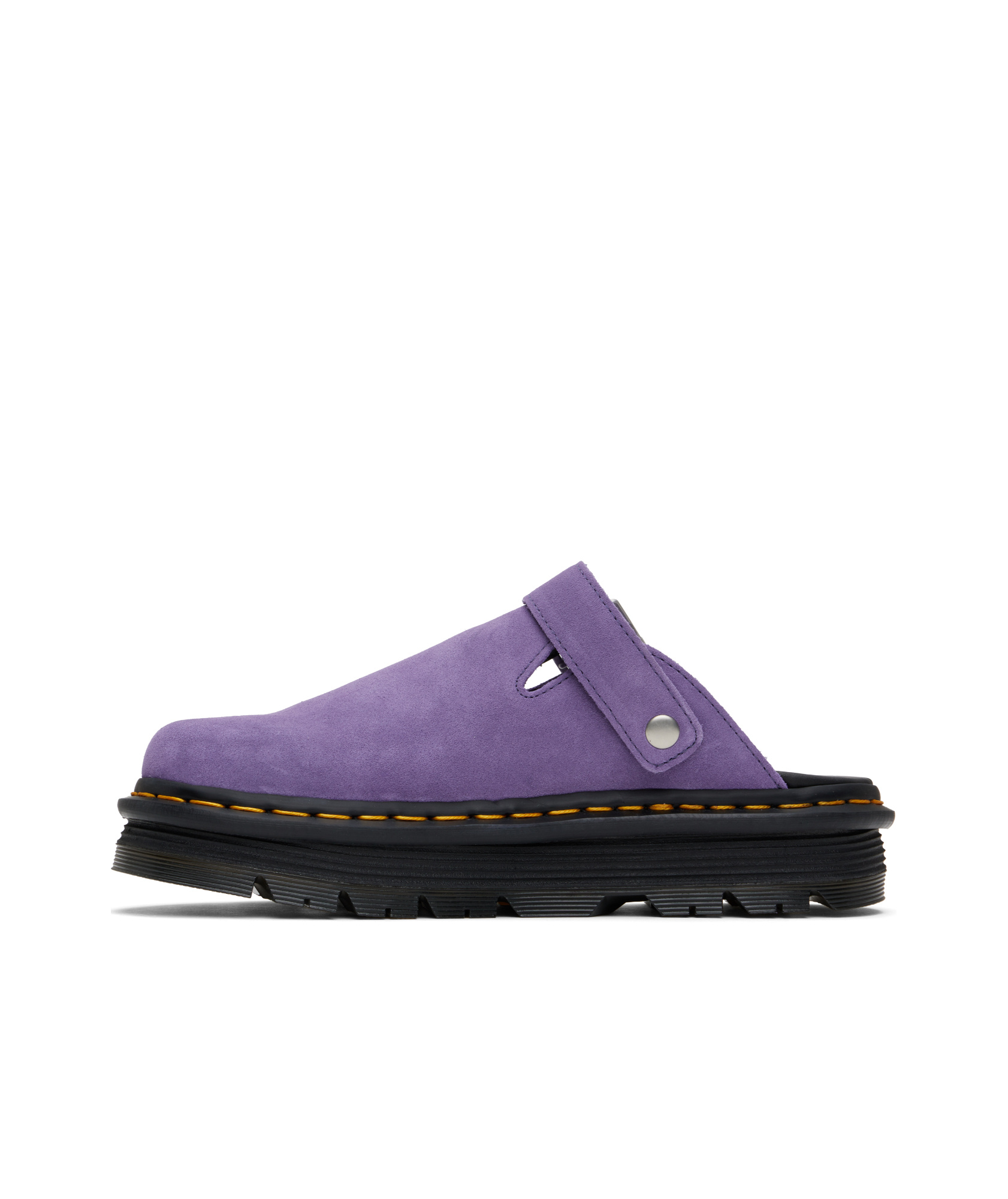 Dr. Martens' Round Toe Mules In Black