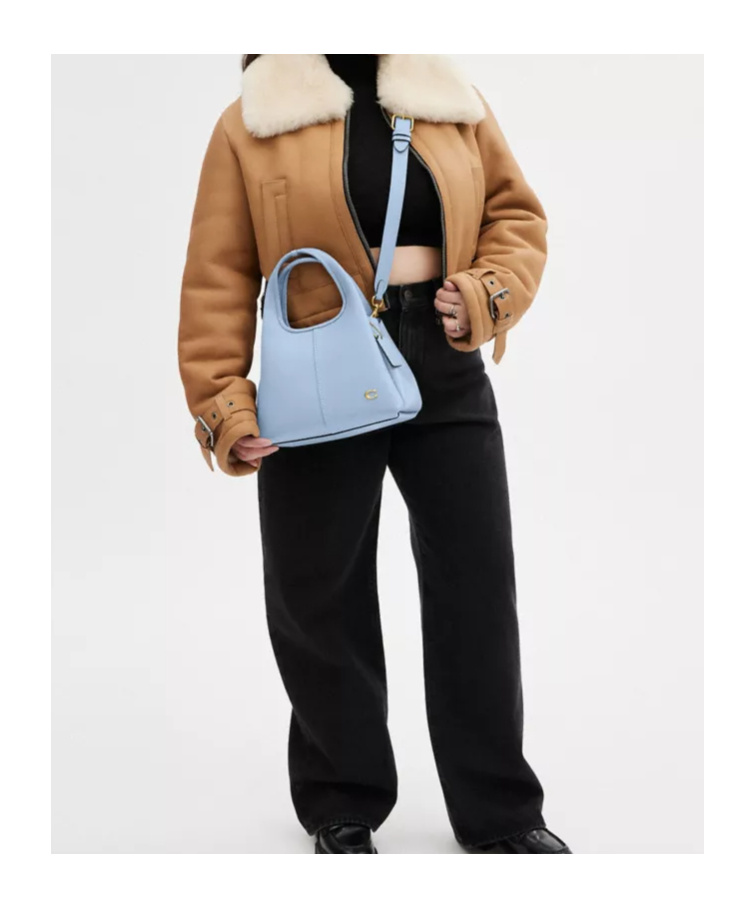 Coach Lana Shoulder Bag 23 In Blue