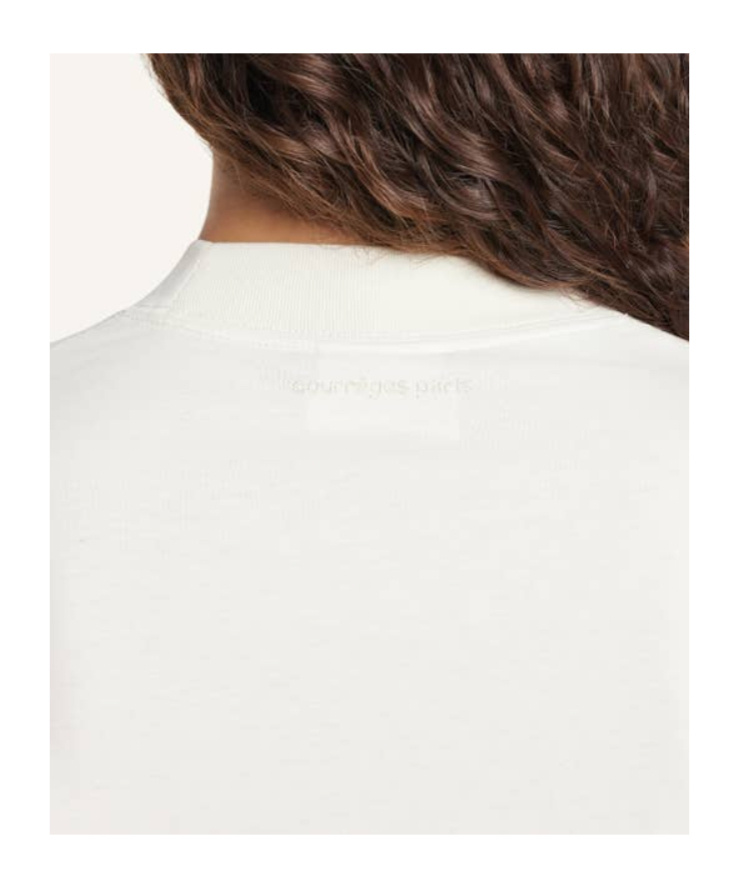 Courrèges Logo T-shirt In White