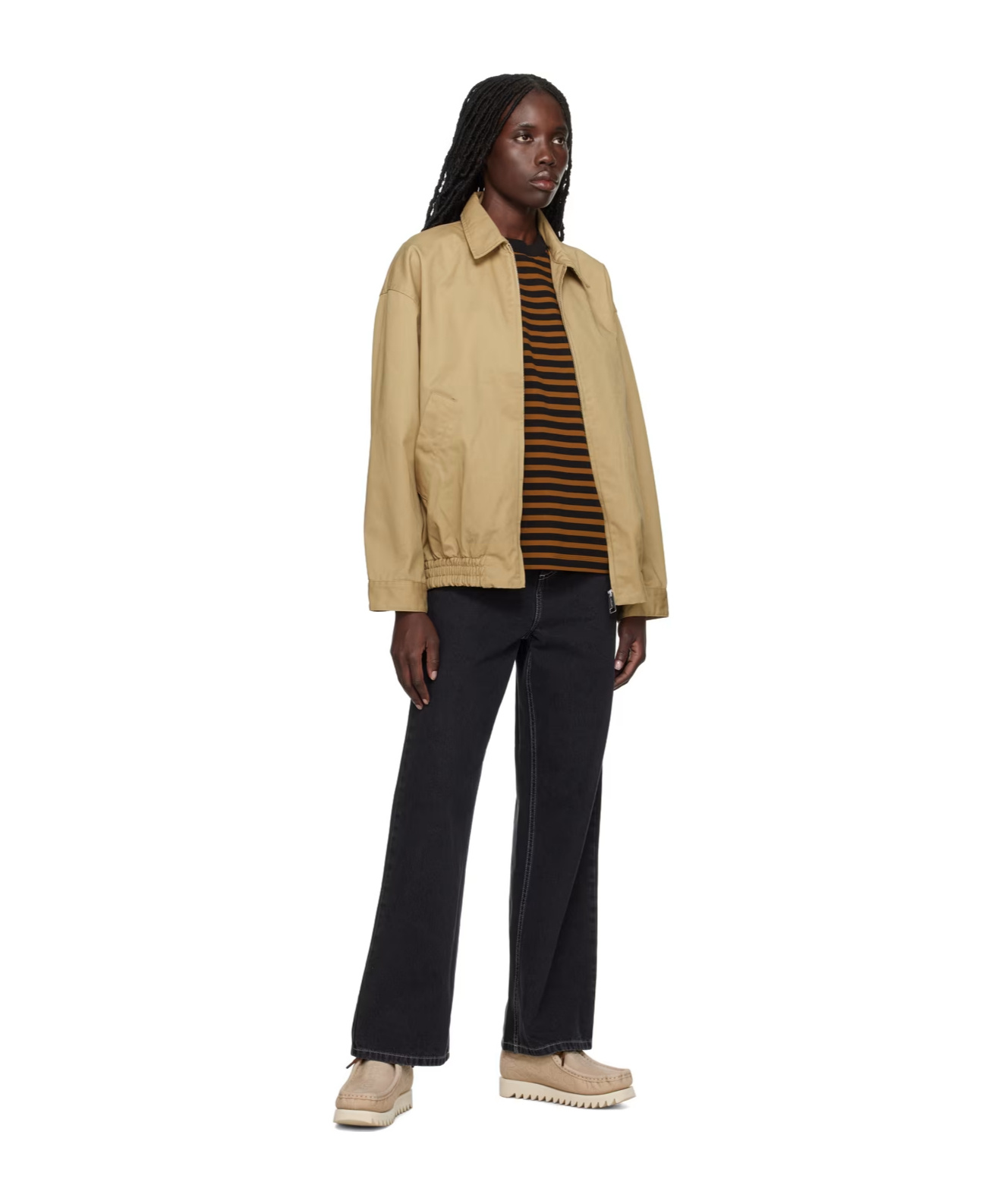 Carhartt Beige Newhaven Jacket In Brown