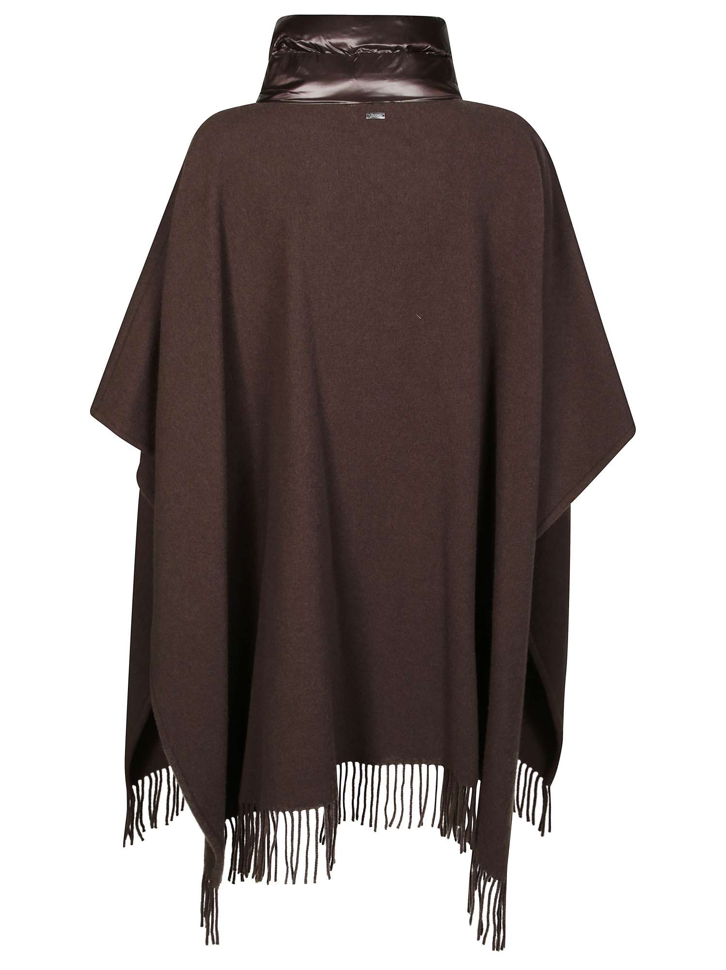 Herno Fringed Tunic In Brown