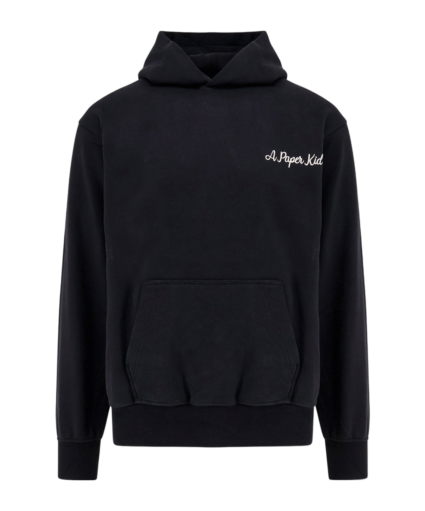 A Paper Kid Cotton Sweatshirt With Logo Embroidery On The Front
