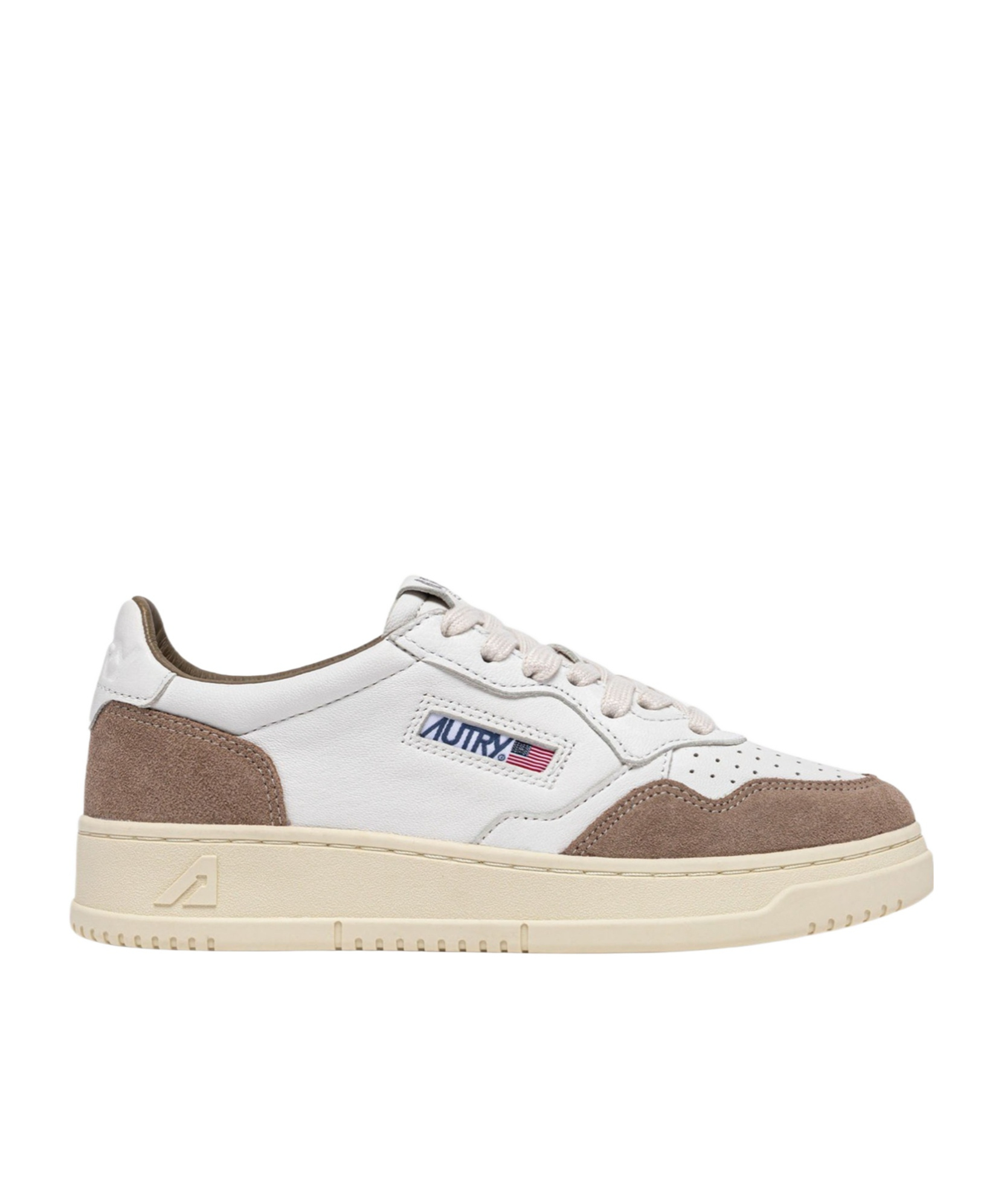 Autry Medialist Low Wom Sneakers In Brown