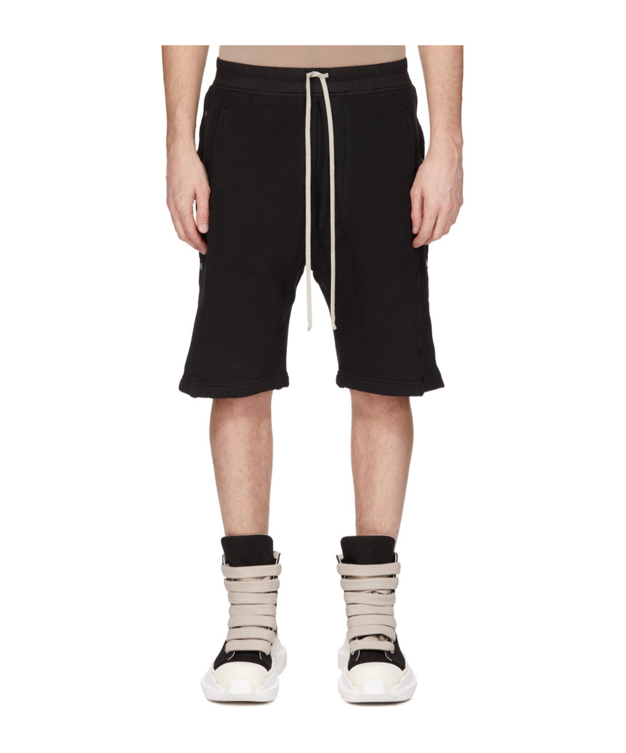 Rick Owens Drkshdw Concordians Pusher Shorts In Black