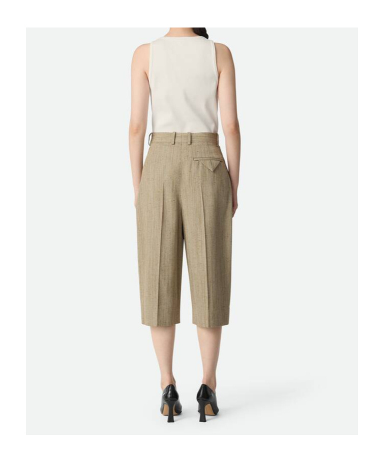 Bottega Veneta Viscose Silk Culotte In White