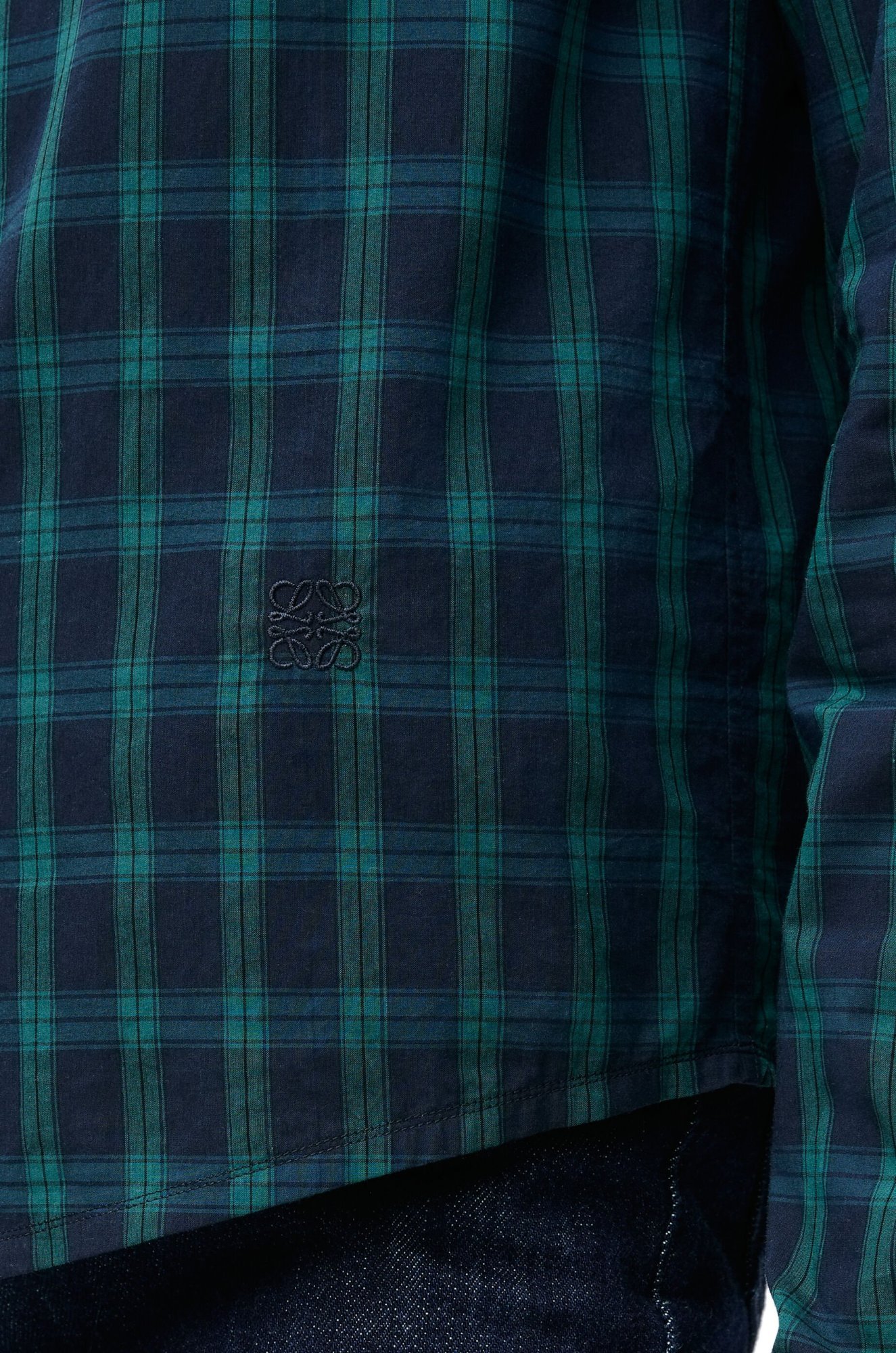 Loewe Long-sleeved Shirt In Black