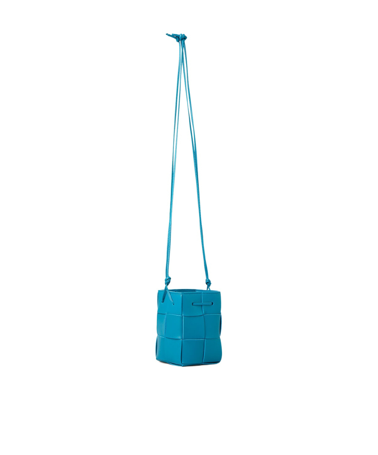Bottega Veneta Mini Cassette Bucket Bag In Blue