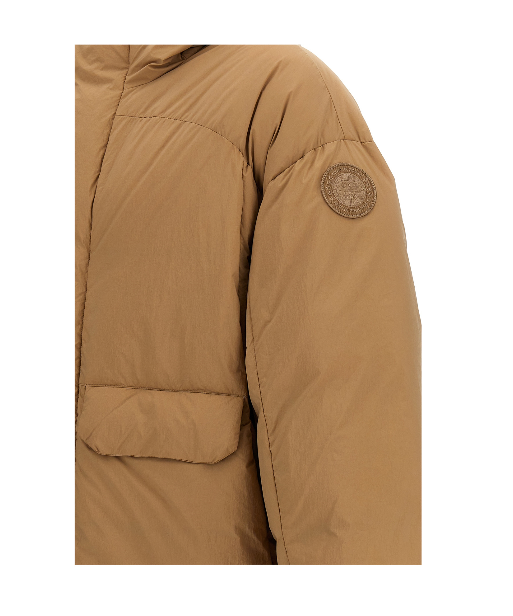 Canada Goose Wilu Parka Casual Jackets, Parka Beige In Brown