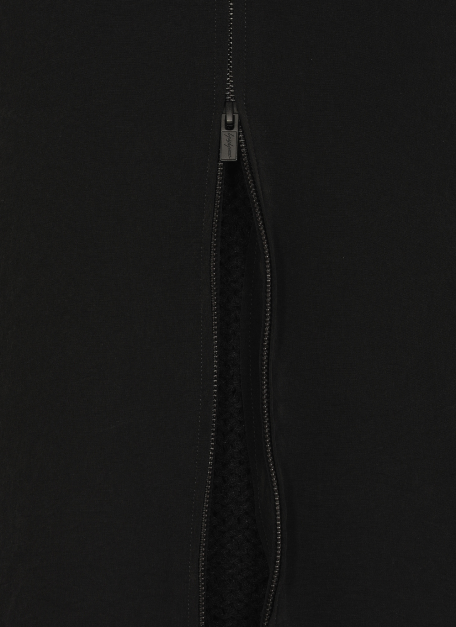 Yohji Yamamoto Lapel-collar Three-pocket Coat