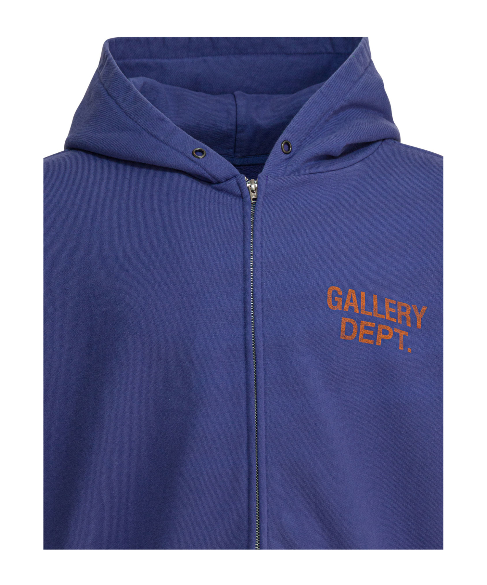 Gallery Dept. Long-sleeved Zip-up Sweatshirt In Purple