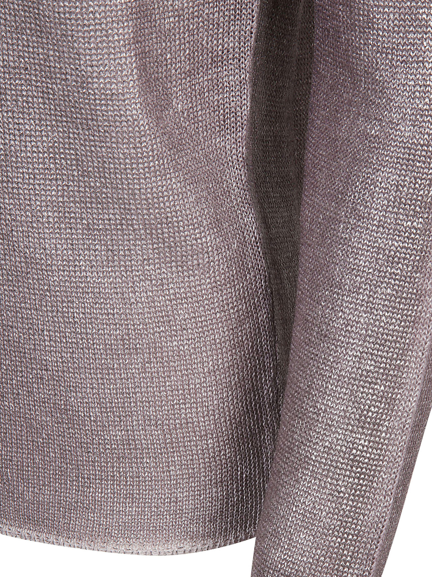 Avant Toi Laminated Linen Jumper In Gray