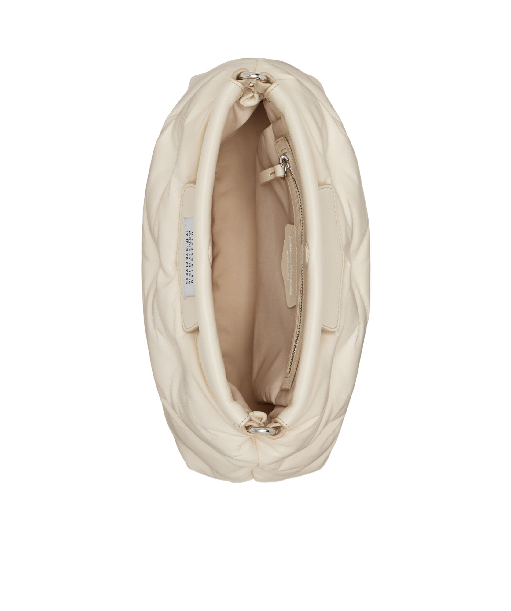 Maison Margiela Small Glam Slam Classique Shoulder Bag In Nude
