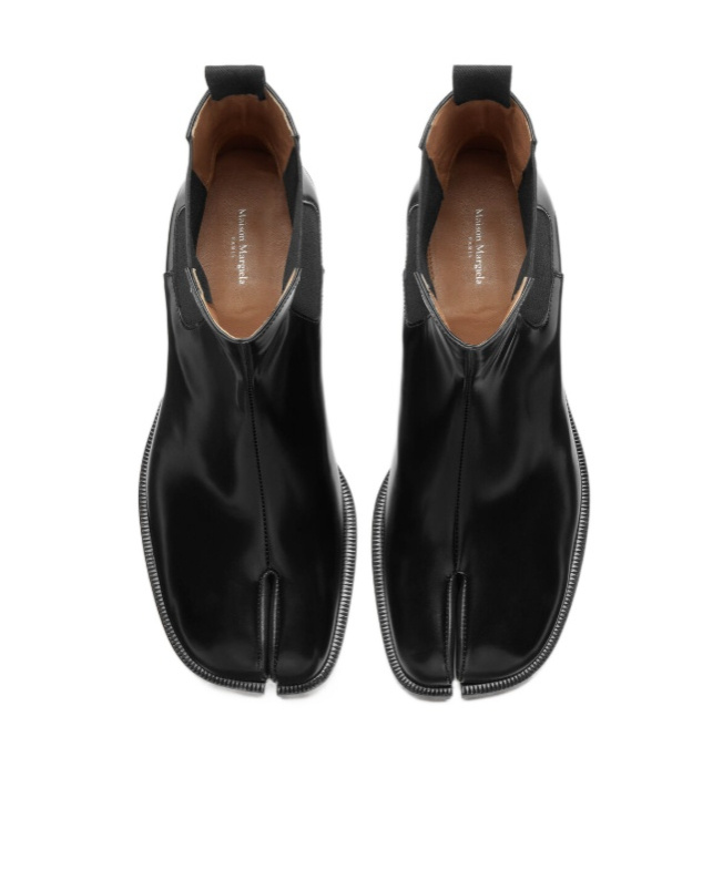 Maison Margiela Tabi City Ankle Boots In Black