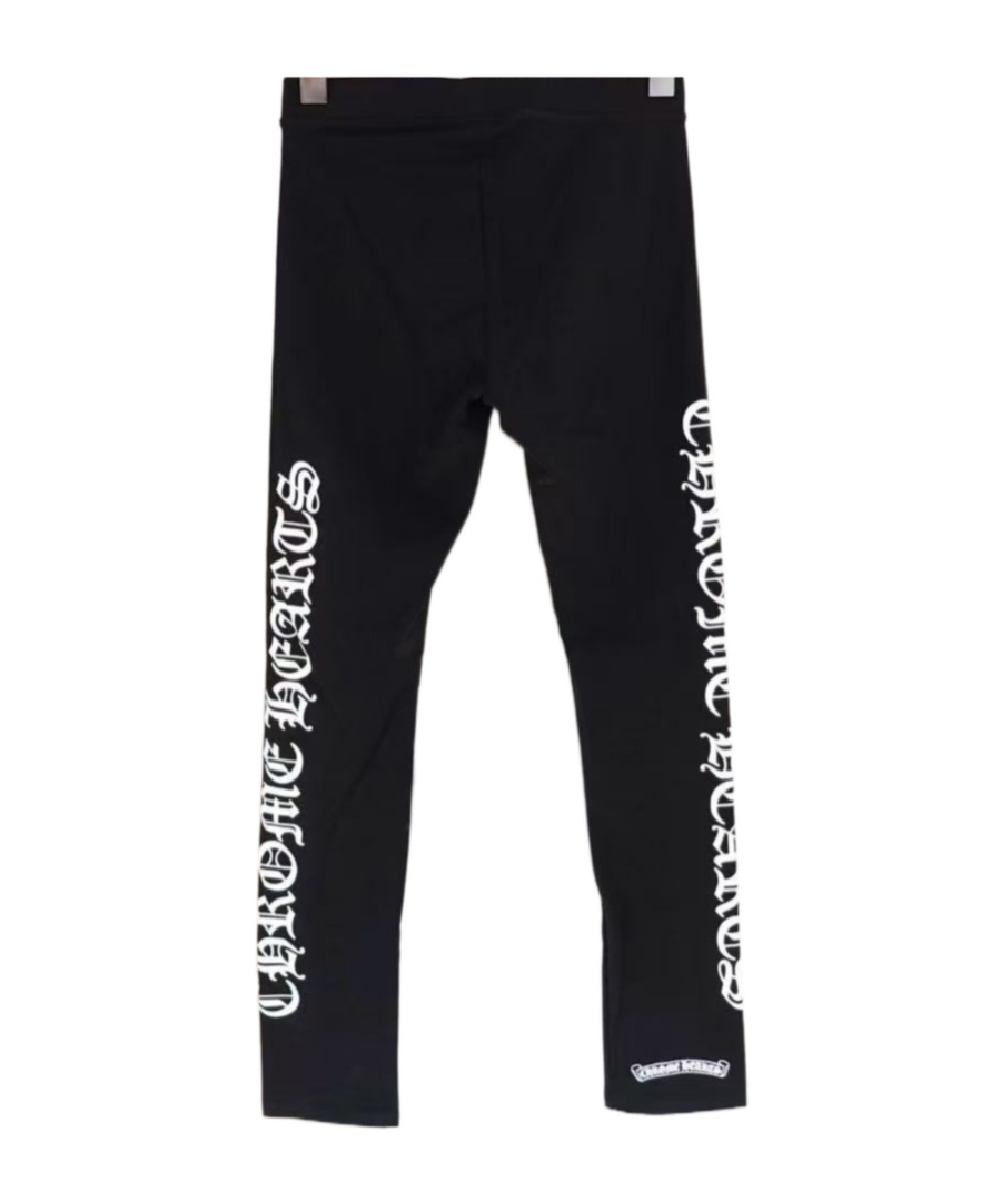 Chrome Hearts Horseshoe Yoga Pants In Black