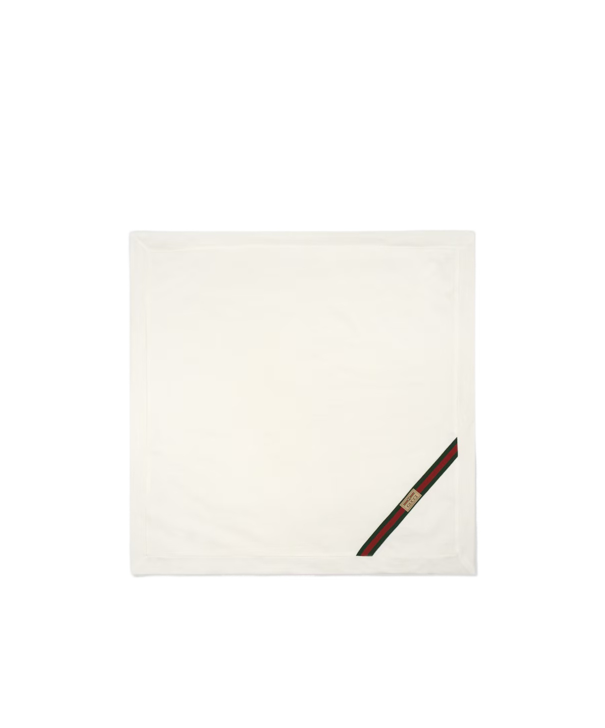 Gucci Logo-print Cotton Blanket In White