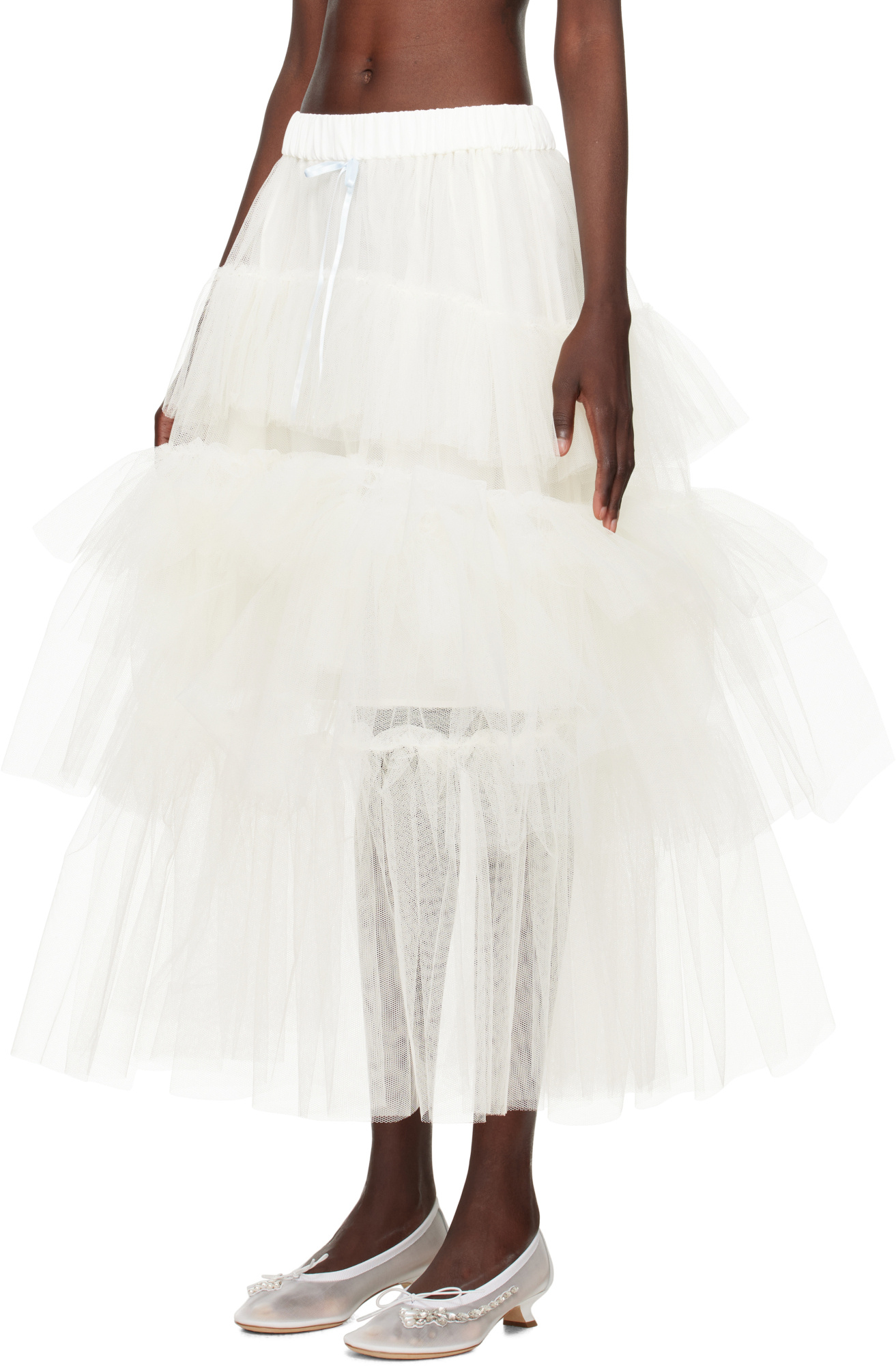 Simone Rocha Tutu Skirt In White
