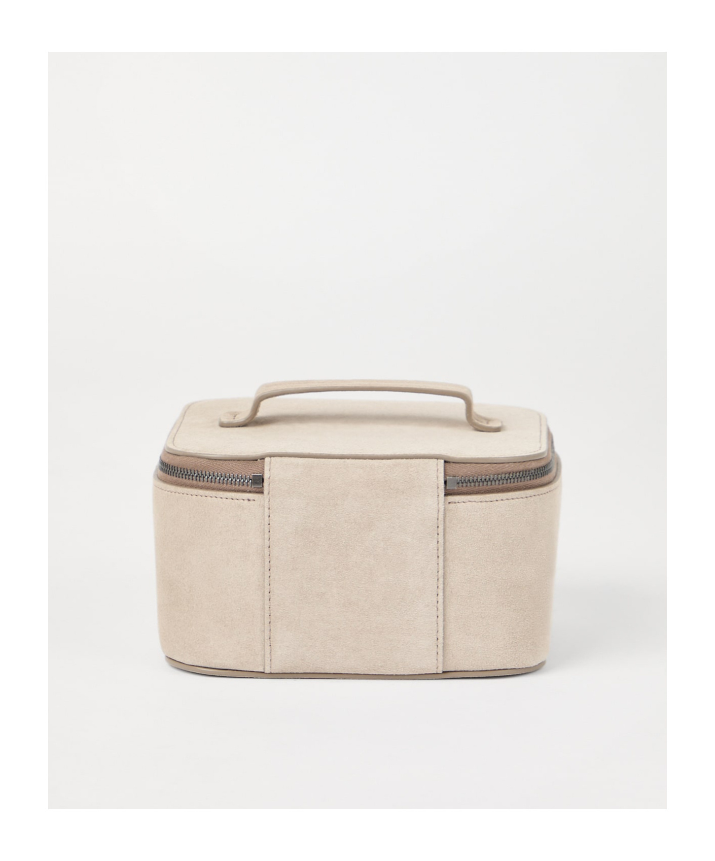 Brunello Cucinelli Zipper Jewelry Box In White