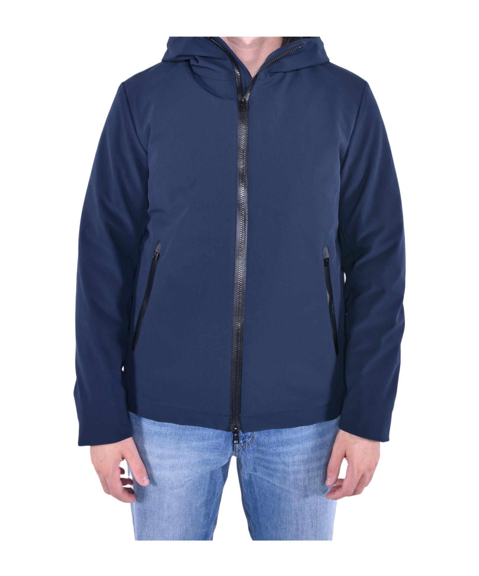 Woolrich Soft Shell Pacific Jacket In Blue