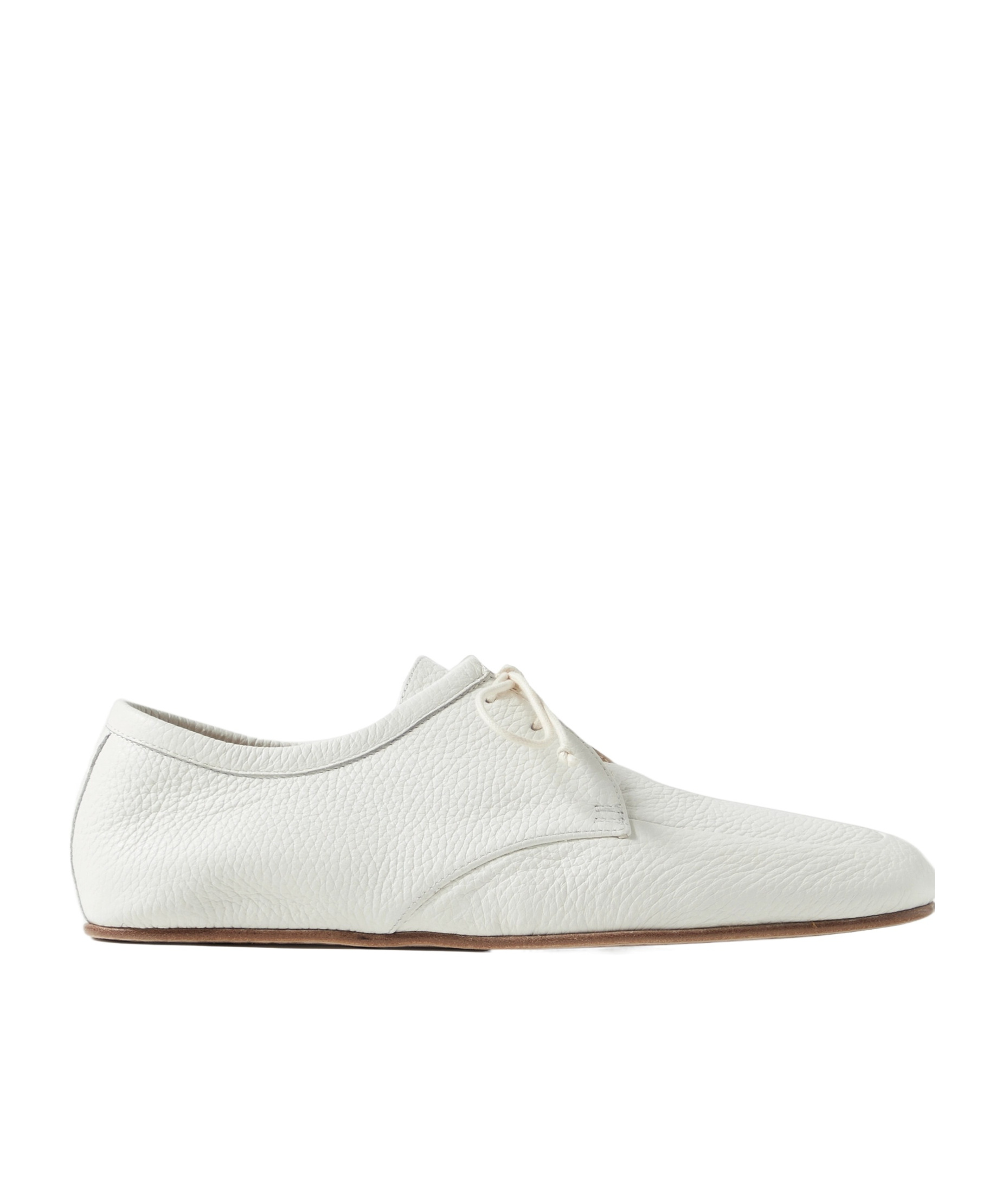 Gabriela Hearst Round-toe Flat Shoes In White
