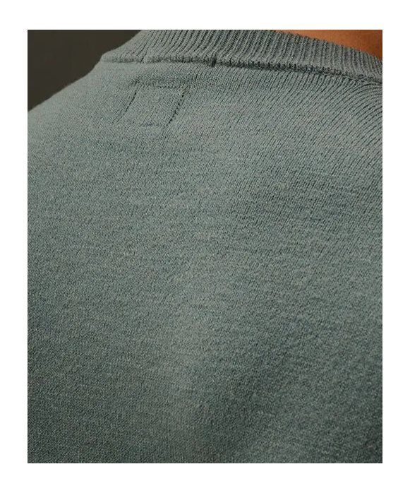 C.p. Company Metropolis Series Extrafine Merino Wool Crewneck Sweater In Green