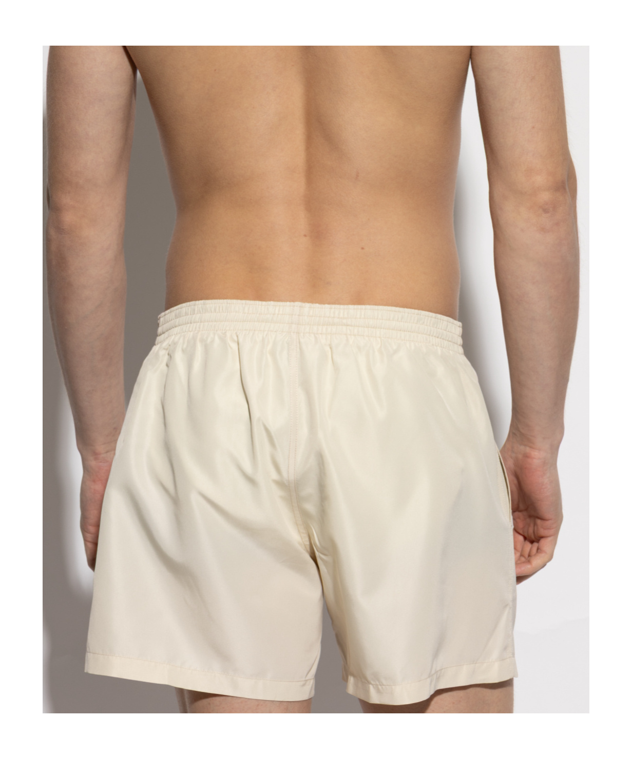 BALMAIN LOGO-APPLIQUÉ SWIM SHORTS