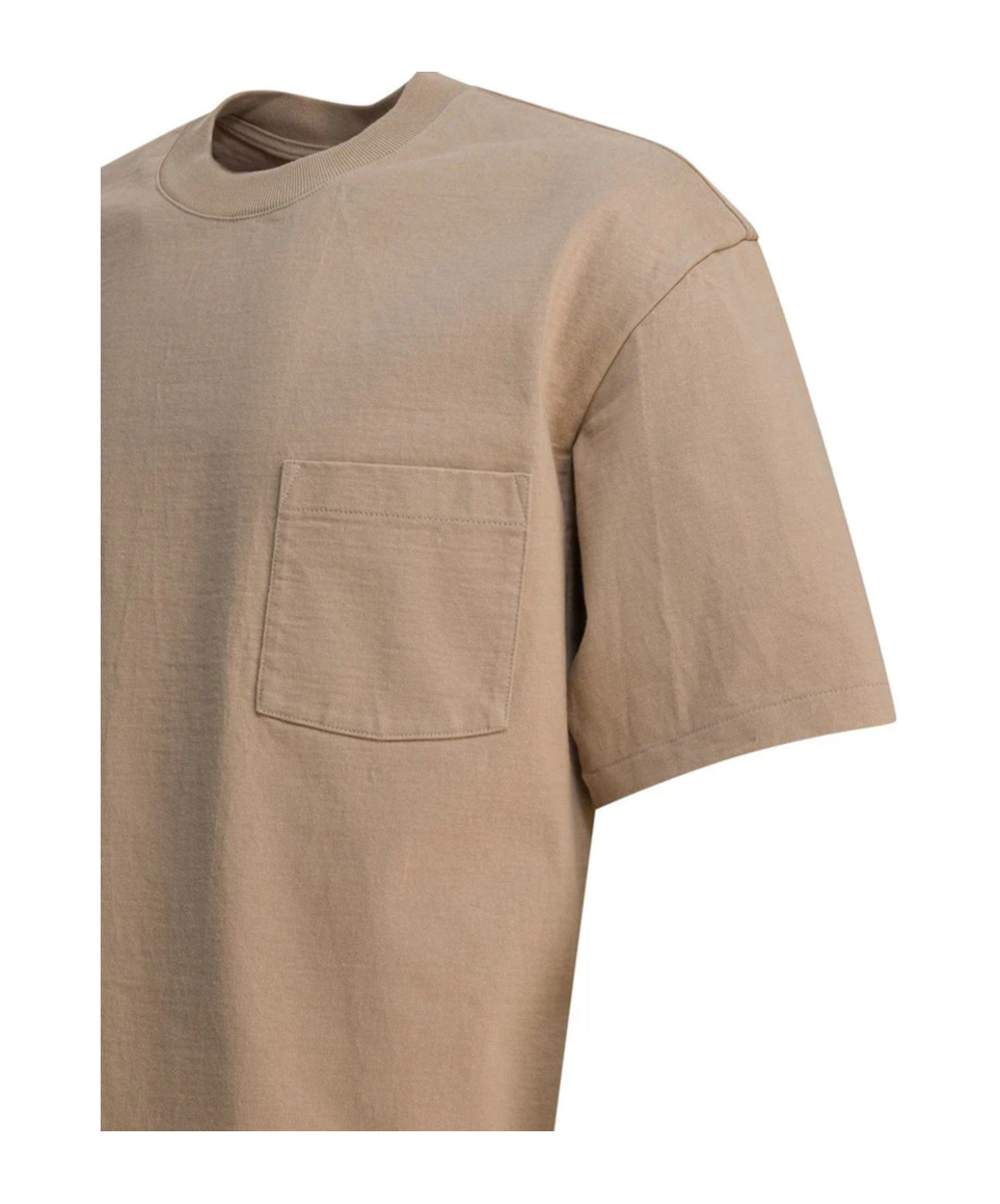 Auralee Men Cotton T-shirt In Brown