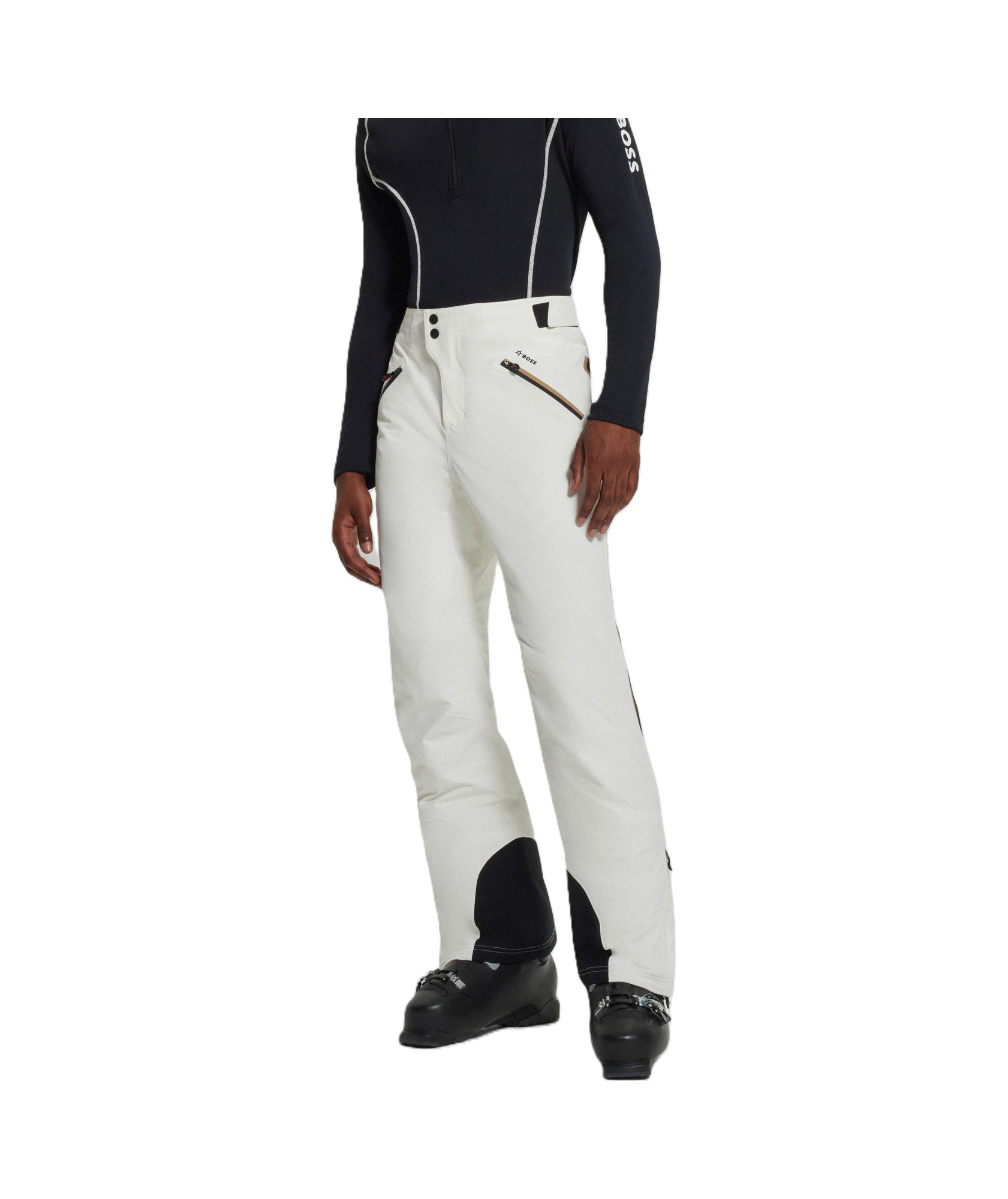 Hugo Boss Flared Ski Pants In White