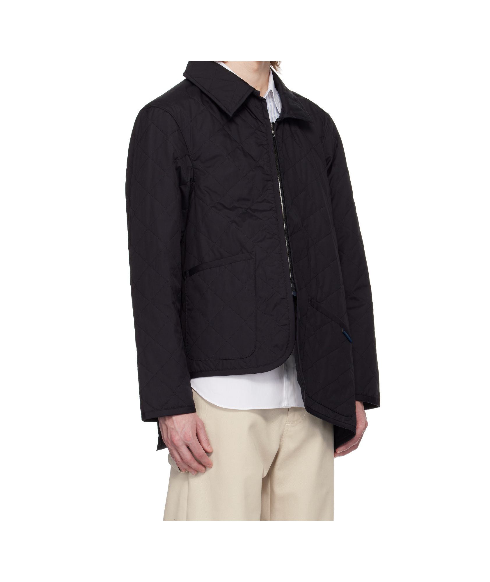 Comme Des Garçons Black Lavenham Edition Bias Raydon Jacket In Black