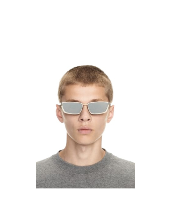 Off-white Richfield Rectangle-frame Sunglasses In Gray