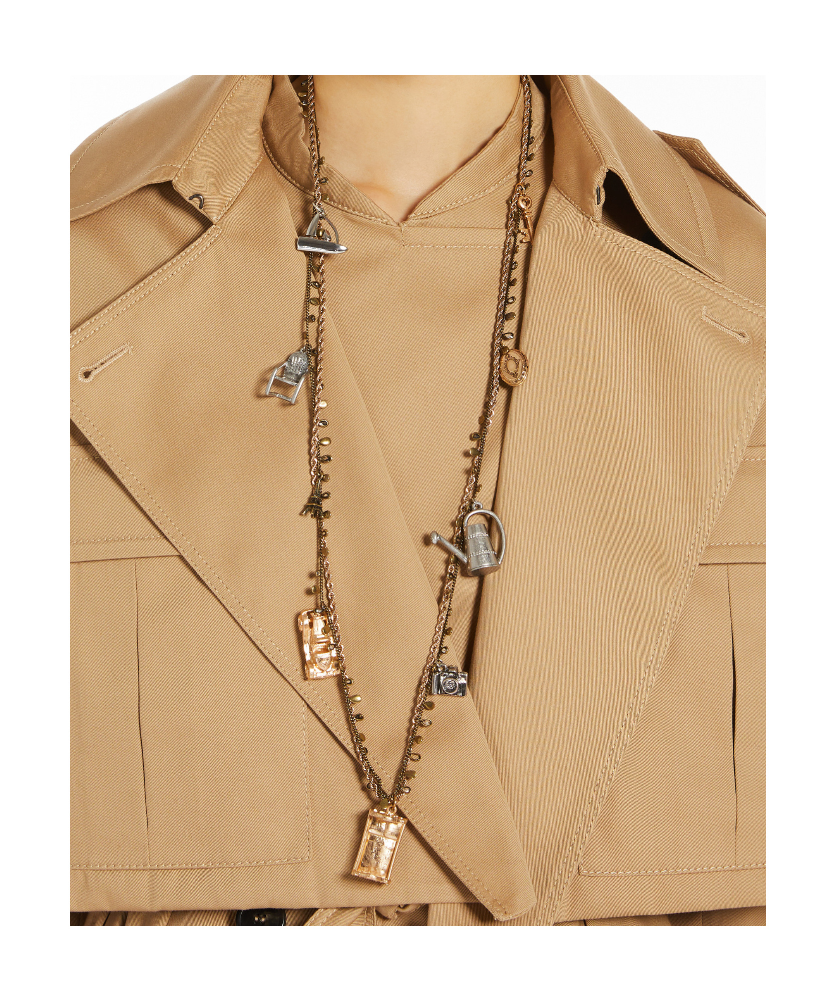 Weekend Max Mara Athenaeum Necklace With Charm In Gold