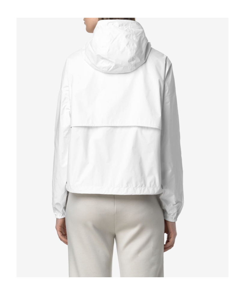 K-way Laurette Plus.2 Double Short Down Jacket In White