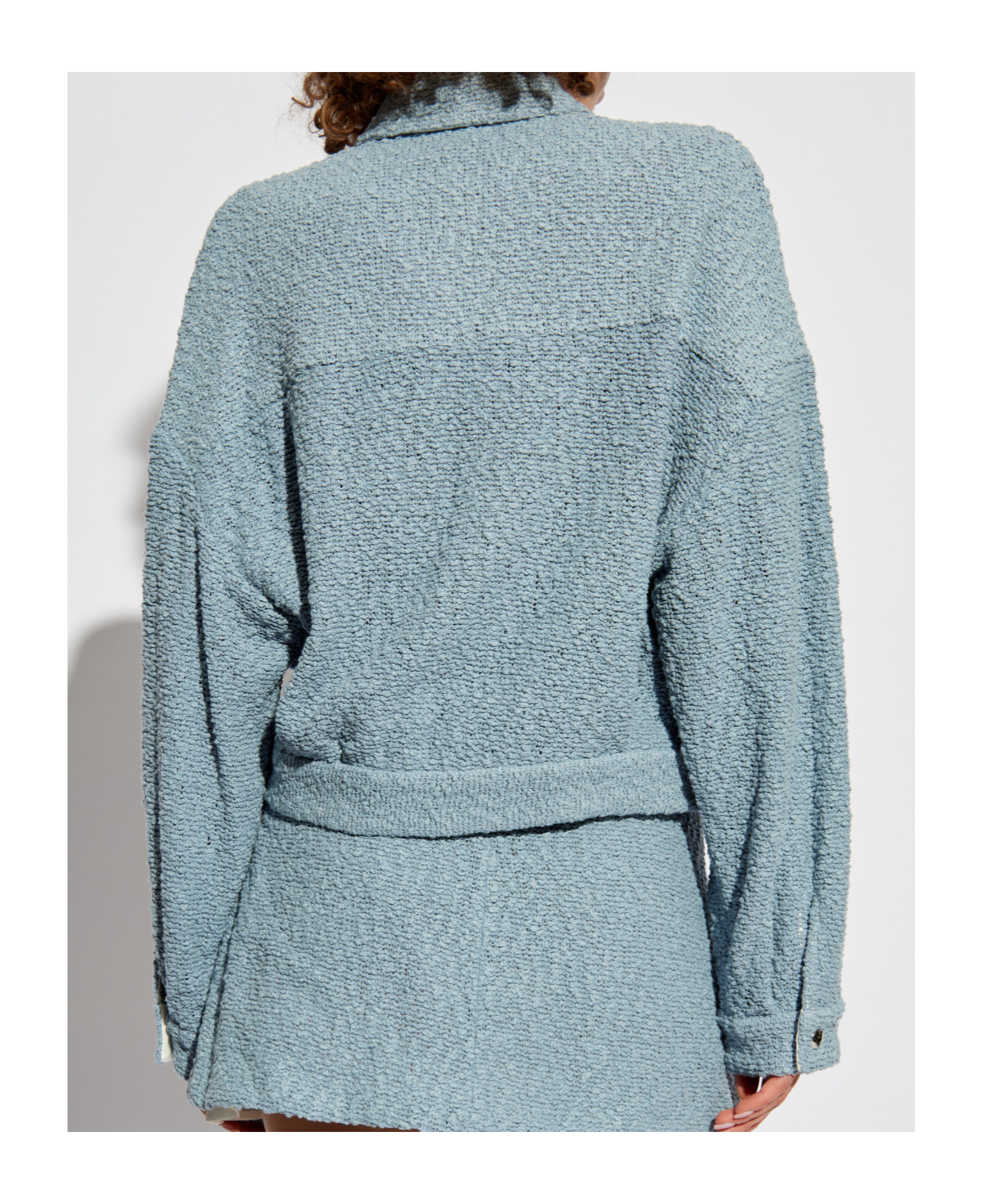 Iro Long-sleeved Casual Jacket In Blue
