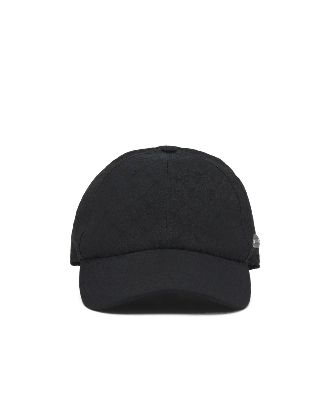 Alexander Mcqueen Skull Baseball Cap In Black