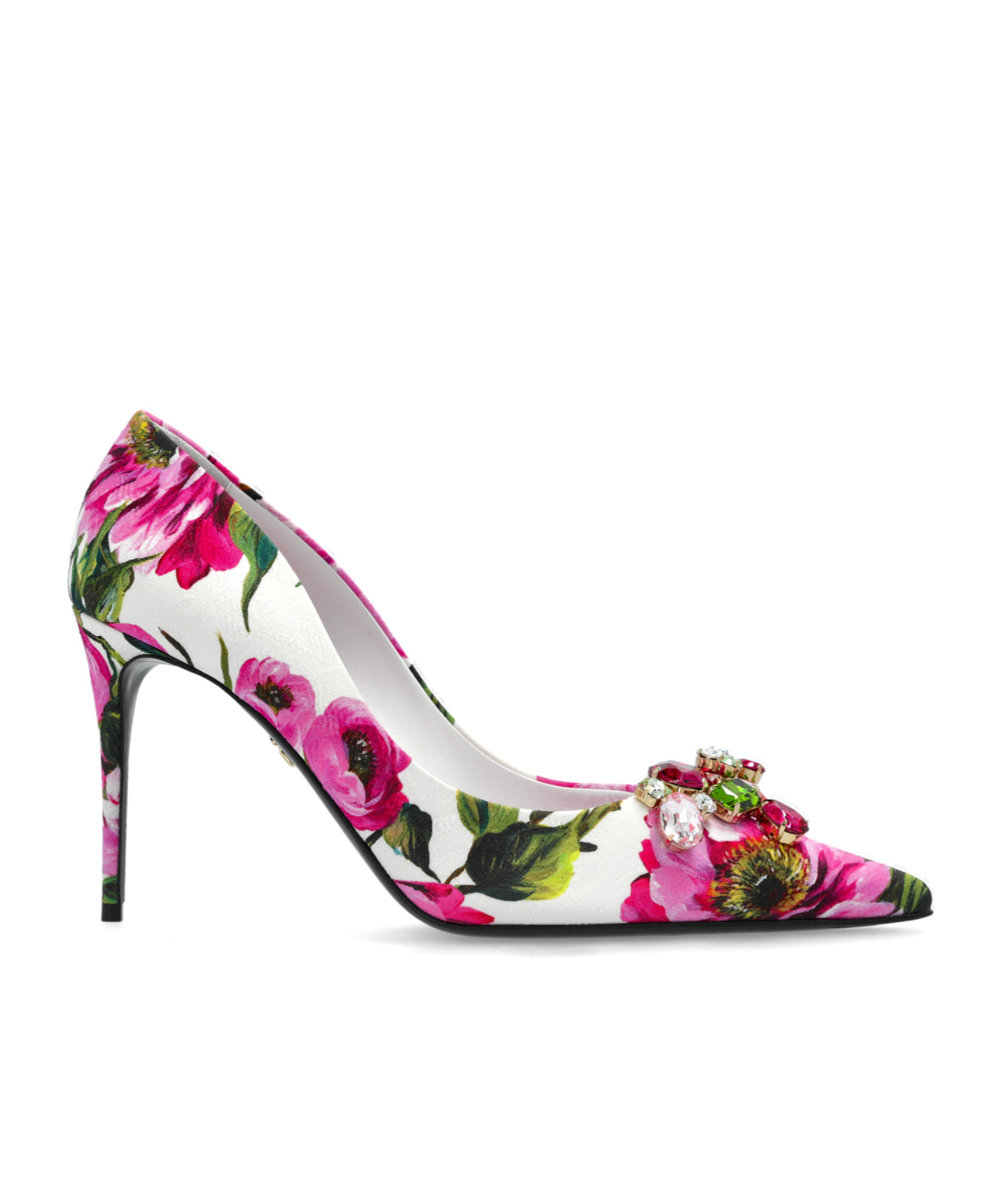 Dolce & Gabbana Pointed High Heels In Multicolor
