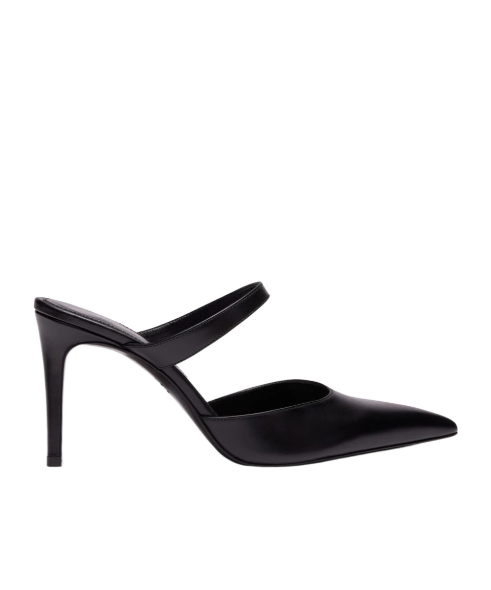 Stuart Weitzman Stuart Power Mule 85 In Black