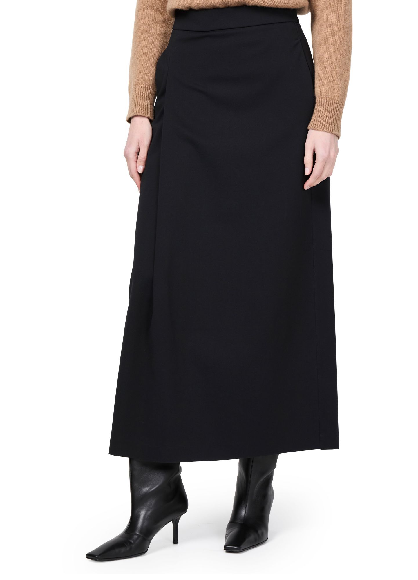Shop Max Mara Juanita Skirt In Black