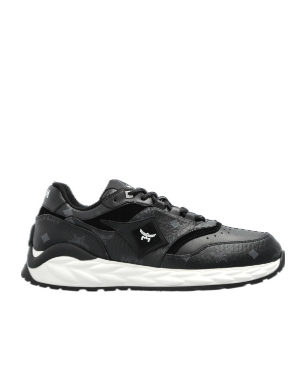 Mcm Skywander Sneakers In Visetos In Black