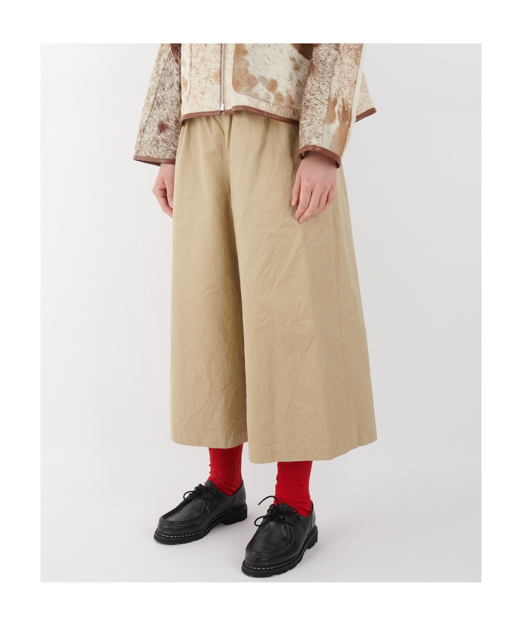 Shop Comme Des Garçons Wide-leg Casual Pants