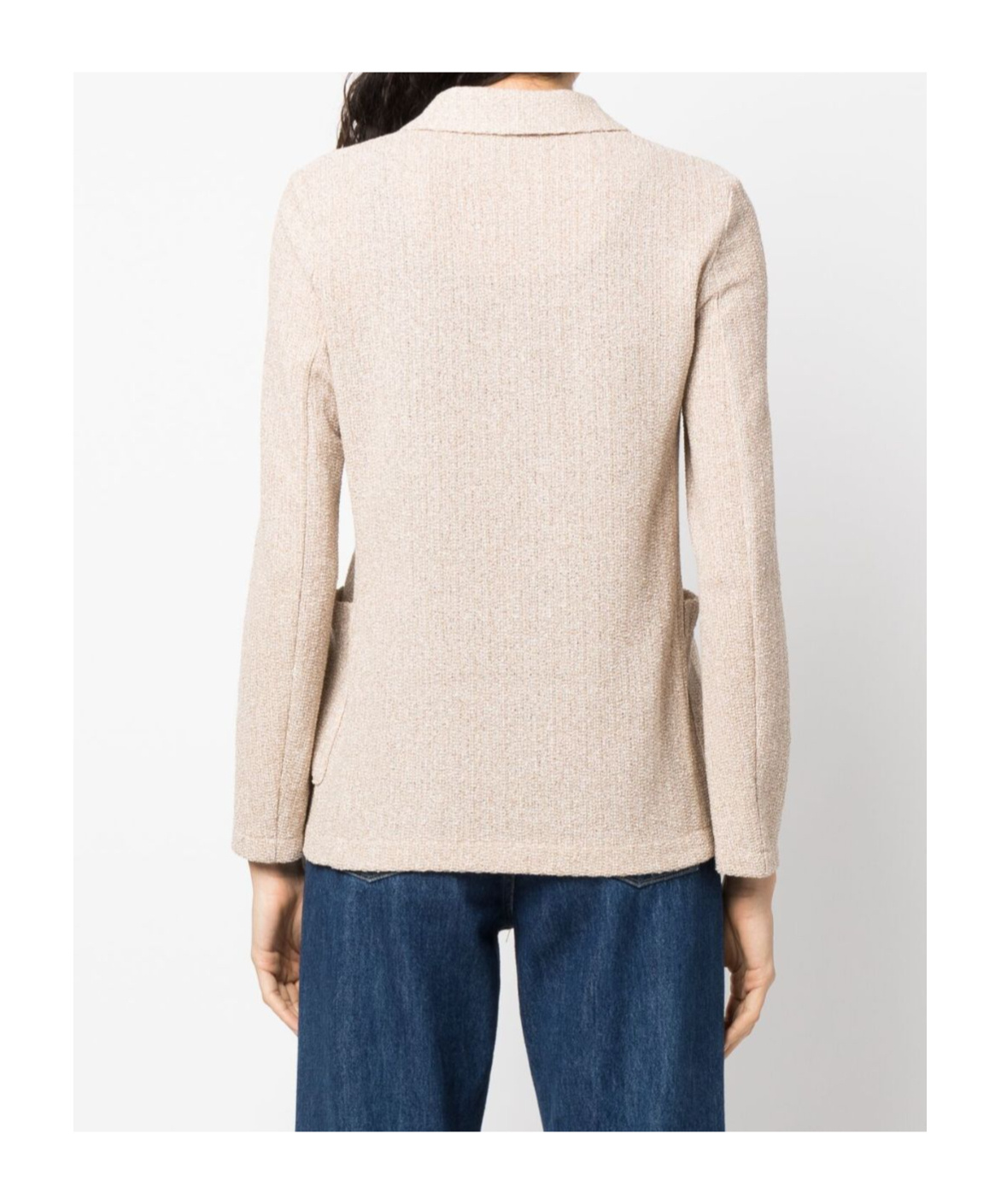Harris Wharf London Cotton Blend Single-breasted Jacket In Nude