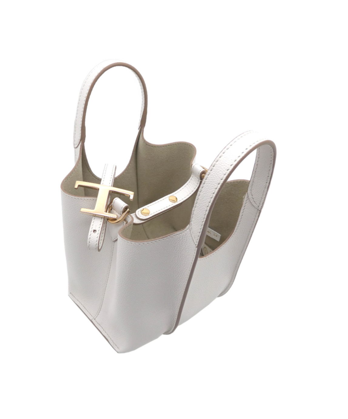 Tod's T Timeless Miniature Shoulder Bag In White