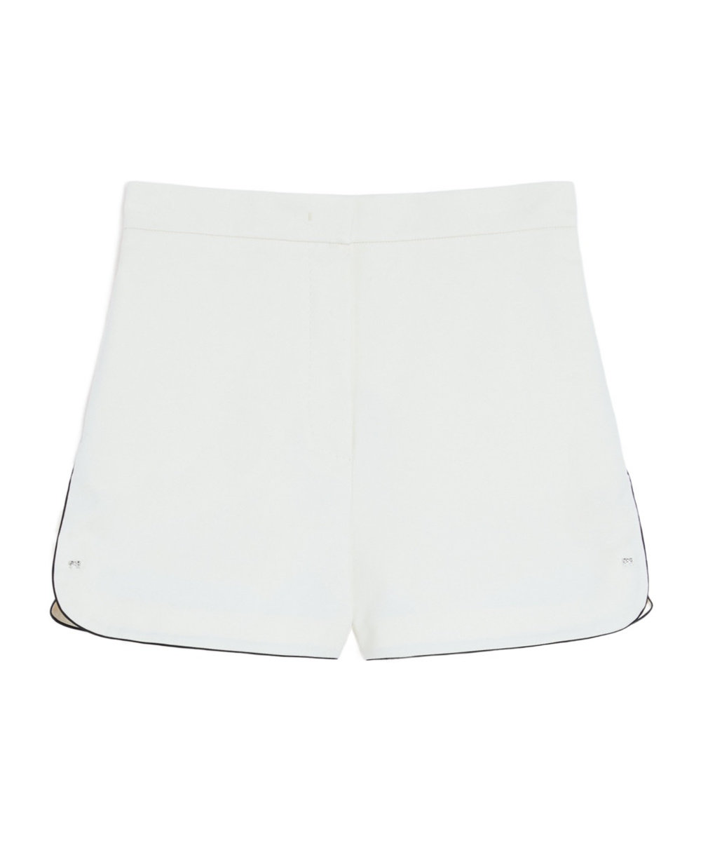 Max Mara Double-faced Cotton Canvas Shorts