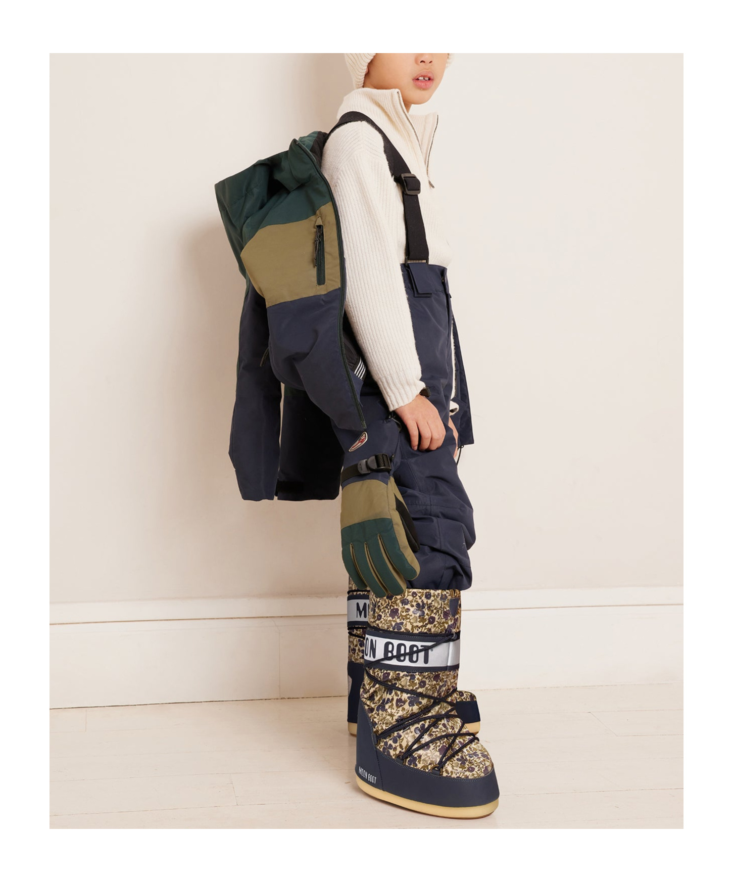 Bonpoint X Moon Boot Icon Boots In Black