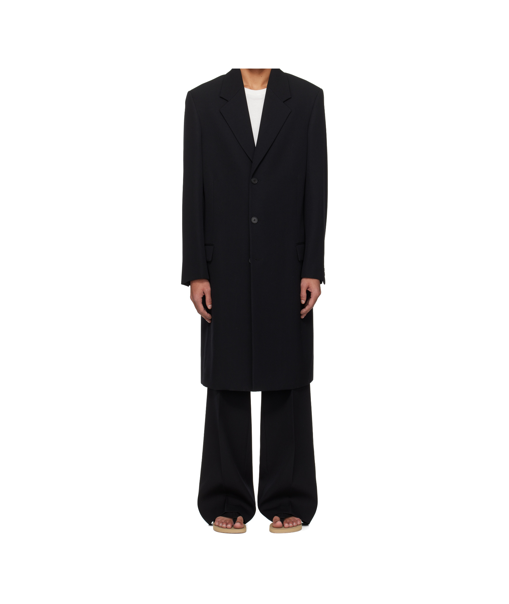 The Row Cortlandt Coat In Black