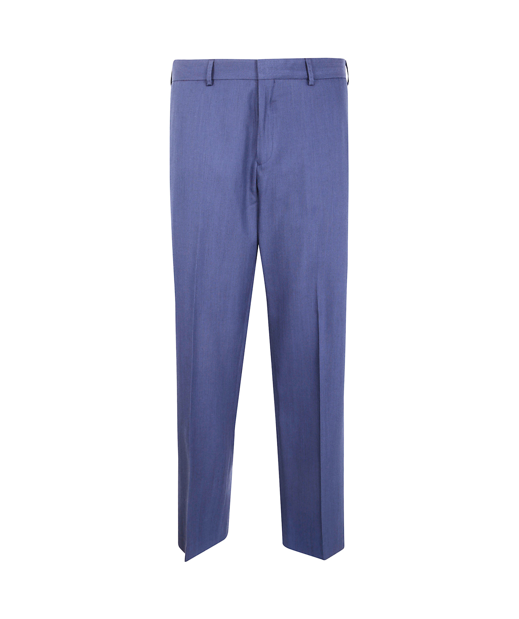 Paul Smith Belt Loop Casual Pants In Blue