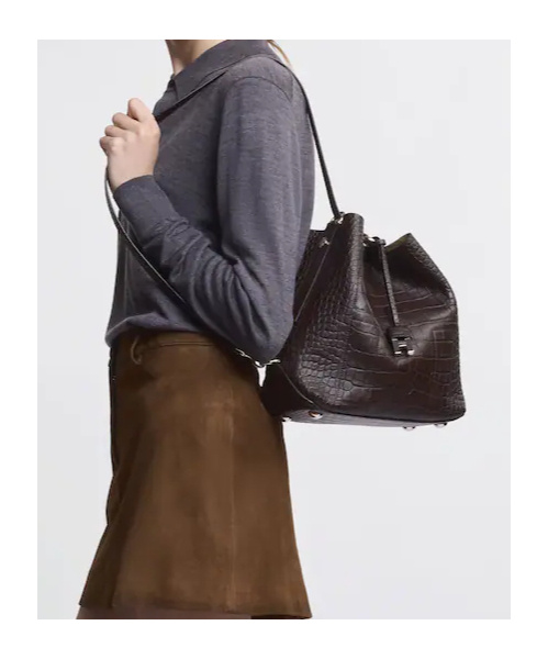 Hogan Hocket Hobo Bag Small In Brown