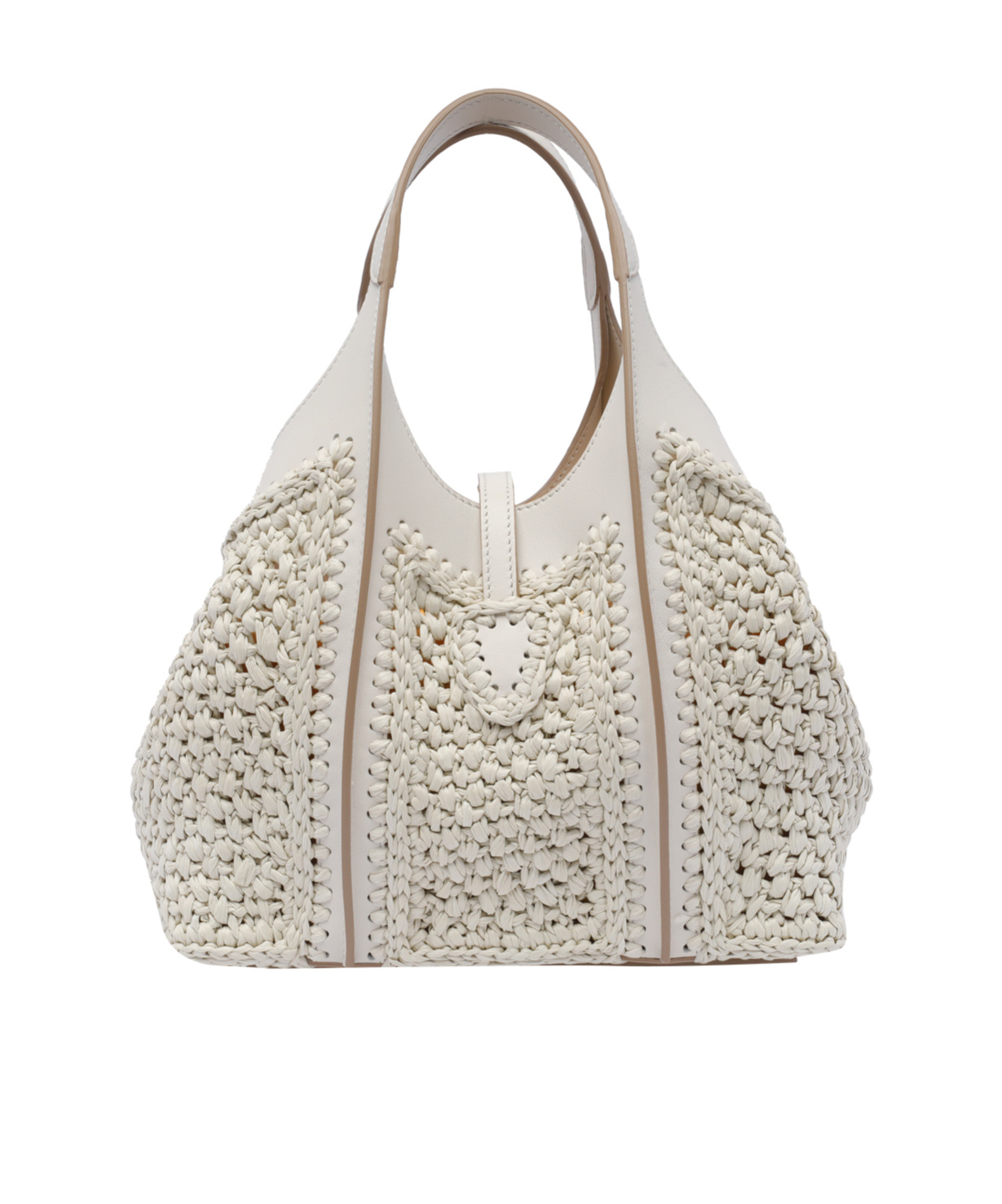 Shop Tod's T Timeless Shoulder Bag In Nude